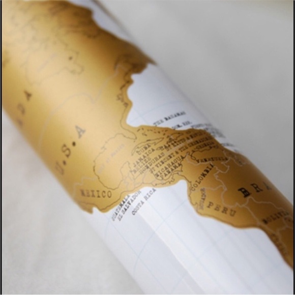 Brand new! Scratch Off World Map Original by Luckies of London (UK), large sz - Picture 6 of 12